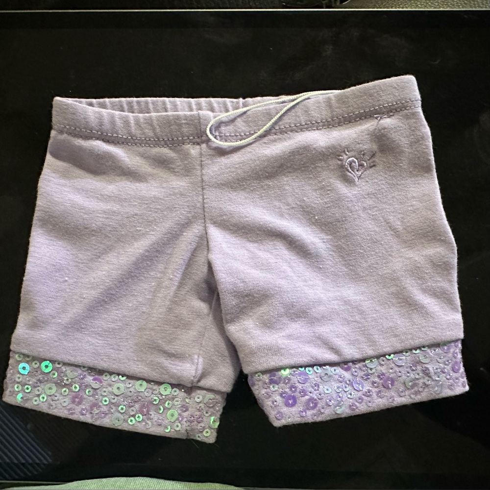 Build A Bear Workshop Purple Lavender Sequin Shorts RETIRED RARE HTF BABW